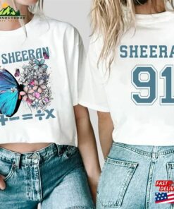 Ed Sheeran 91 Butterfly 2 Sides Shirt Equals Tour Shirts Classic T-Shirt
