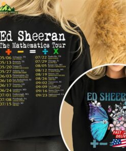 Ed Sheeran Butterfly Shirt Concert Fan Sweatshirt T-Shirt