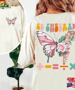 Ed Sheeran Butterlfy T-Shirt The Mathematics World Tour Shirt Country Music Fan Sweatshirt