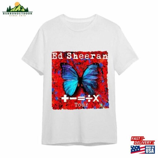 Ed Sheeran Mathematics America Tour 2023 T-Shirt World Shirt Vintage Tee Hoodie Sweatshirt