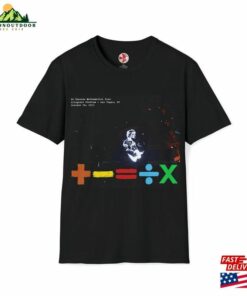 Ed Sheeran Mathematics Tour Shirt Color Allegiant Stadium Sweatshirt T-Shirt