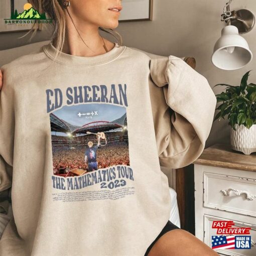 Ed Sheeran The Mathematics Tour 2023 Shirt Concert Classic Sweatshirt