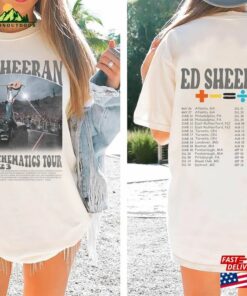 Ed Sheeran The Mathematics Tour Shirt Concert Tee Sweatshirt T-Shirt