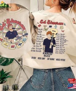 Ed Sheeran The Mathematics Tour Shirt Vintage Butterfly Hoodie T-Shirt