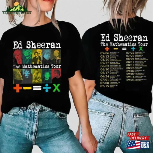 Ed Sheeran Tour 2Sides Shirt Concert Fan Sweatshirt Classic