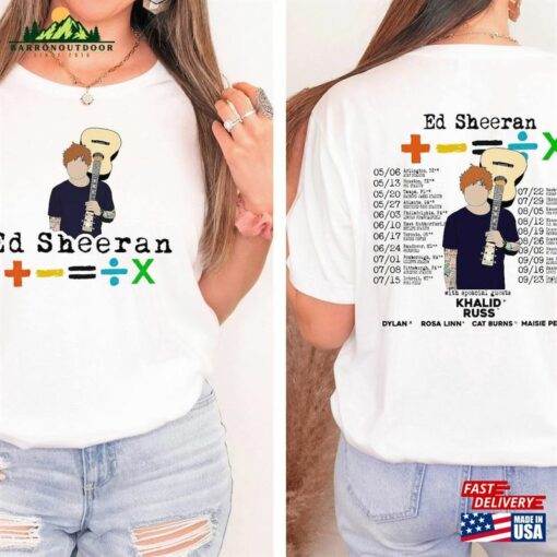 Ed Sheeran Tour Shirt 2023 Mathematic Concert Sweatshirt T-Shirt