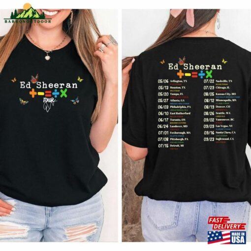 Ed Sheeran Tour Sweatshirt Sheerios Concert T-Shirt Hoodie