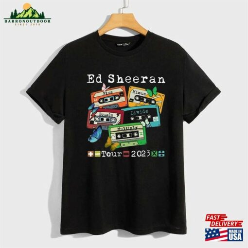 Ed Sheeran World Tour 2023 Shirt Cassette Mathematics America Hoodie Sweatshirt