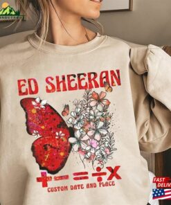 Ed Tour Custom Butterfly Shirt Mathematics Unisex T-Shirt Ed Tour Custom Butterfly Shirt Mathematics Unisex T-Shirt