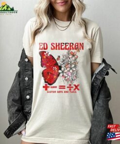 Ed Tour Custom Butterfly Shirt Mathematics Unisex T-Shirt