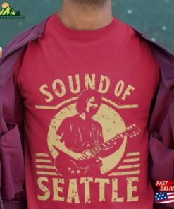 Eddie Vedder Grunge T-Shirt Sound Of Seattle Tee Pearl Jam Shirt Unisex Sweatshirt