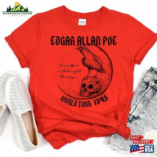 Edgar Allan Poe The Raven Band Tee Literature Classic Reading Books Unisex Softstyle T-Shirt