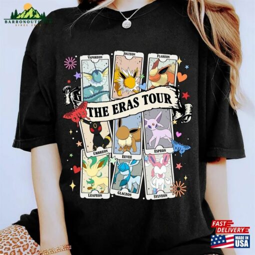 Eevee Evolution The Eras Tour Shirt Sweatshirt T-Shirt