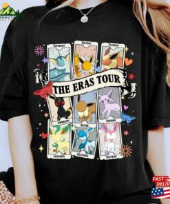 Eevee Evolution The Eras Tour Shirt Sweatshirt T-Shirt