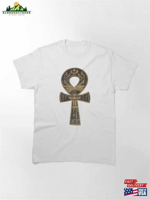 Egyptian Ankh Key Of Life Ancient Civilization Classic T-Shirt Hoodie Unisex