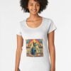 Egyptian Sphinx Art Premium Scoop T-Shirt Classic Sweatshirt