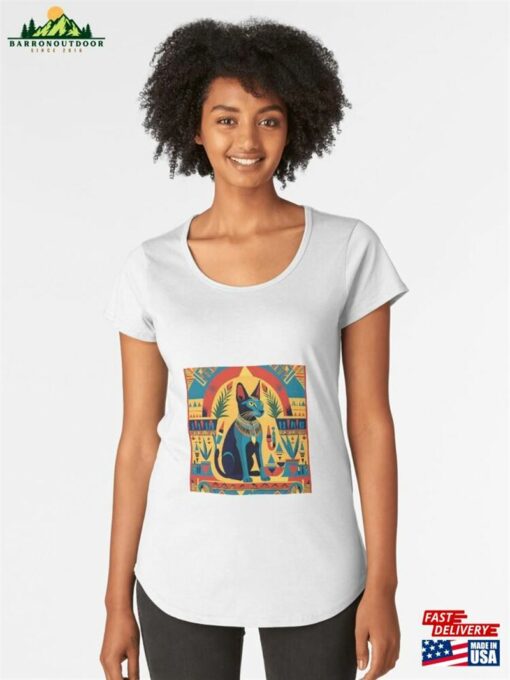 Egyptian Sphinx Art Premium Scoop T-Shirt Classic Sweatshirt