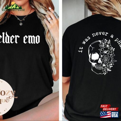 Elder Emo Shirt Gift Tees Unisex Sweatshirt