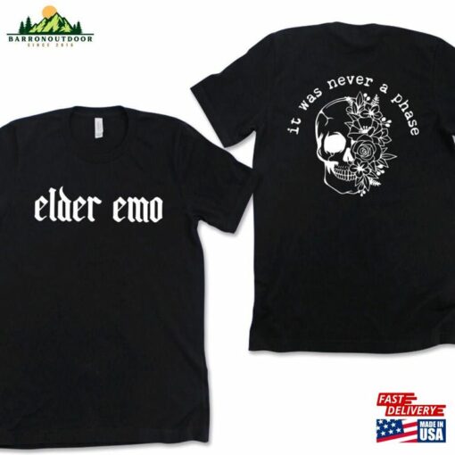 Elder Emo Shirt Gift Tees Unisex Sweatshirt