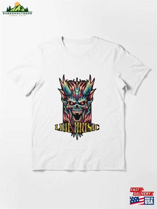 Electric Demon Vibrant Heavy Metal Live Music T-Shirt Essential Sweatshirt