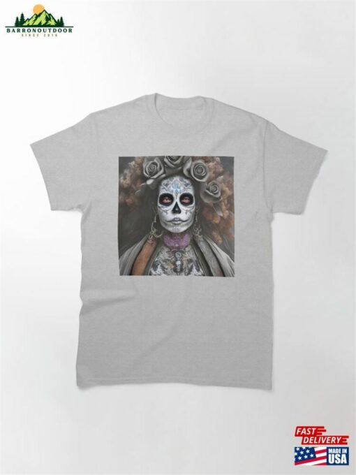 Elegant Gorgeous La Calavera Catrina Lady Of The Afterlife T-Shirt Unisex