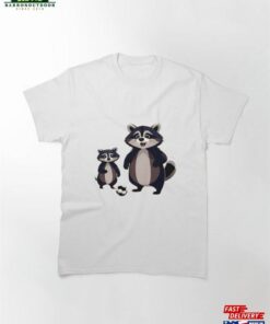 Elevate Your Bond With Our Playful Father And Son Raccoons Soccer Design! Classic T-Shirt Sweatshirt Unisex