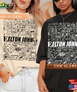 Elton John Music Doodle Art Shirt Vintage Merch Tee Graphic Design Tattoo Tour 2023 Da1609dt T-Shirt Hoodie Elton John Music Doodle Art Shirt Vintage Merch Tee Graphic Design Tattoo Tour 2023 Da1609dt T-Shirt Hoodie