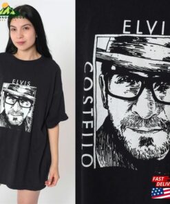 Elvis Costello And The Sugarcanes Shirt Concert T-Shirt 00S Band Tee Tour Rock Black Memorabilia Secret Profane Hoodie