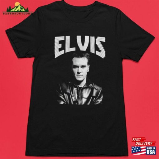 Elvis Moz Morrissey The Smiths Unisex Jersey Short Sleeve Tee T-Shirt Sweatshirt