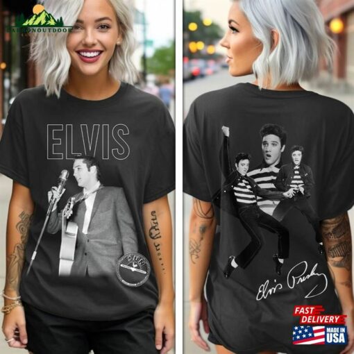 Elvis Presley Tour 3D T-Shirt Shirt Hoodie Unisex