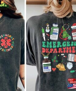 Emergency Room Department Squad Shirt Er Nurse Christmas Premium T-Shirt Classic
