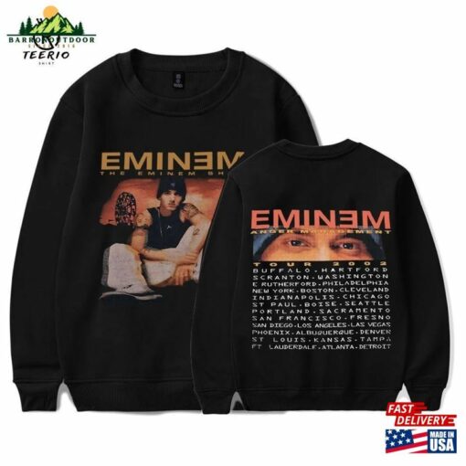 Eminem Anger Management Tour 2002 Sweatshirt Classic Hoodie