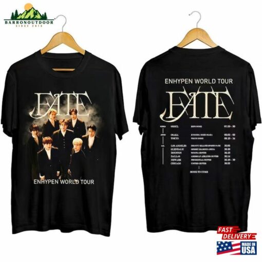 Enhypen 2023 Fate World Tour Shirt For Fan Band Classic Sweatshirt