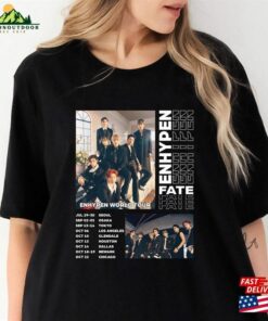 Enhypen 2023 Vintage Fate World Tour Shirt Kpop Sweatshirt Unisex