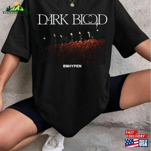 Enhypen Dark Blood Album T-Shirt Shirt En Unisex Classic
