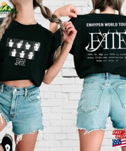 Enhypen Fate World Tour Shirt En 2023 Sweatshirt Dark Blood T-Shirt Unisex Enhypen Fate World Tour Shirt En 2023 Sweatshirt Dark Blood T-Shirt Unisex
