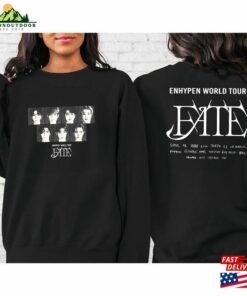 Enhypen Fate World Tour Shirt En 2023 Sweatshirt Dark Blood T-Shirt Unisex