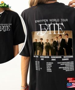 Enhypen Fate World Tour Sweatshirt Dark Blood Kpop Merch Heeseung T-Shirt