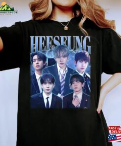 Enhypen Heeseung Kpop Shirt Dark Blood Album Tee World Tour Fate 2023 Classic T-Shirt
