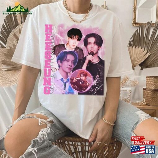 Enhypen Heeseung Kpop Shirt World Tour Fate 2023 Tee Engene Merch Sweatshirt Hoodie