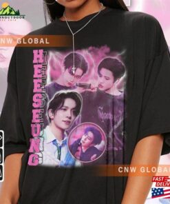 Enhypen Heeseung Kpop Shirt World Tour Fate 2023 Tee Engene Merch Unisex Sweatshirt