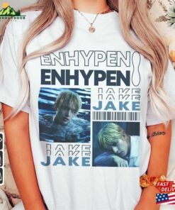 Enhypen Jake Kpop Shirt World Tour Fate 2023 Tee V0 Dark Blood Engene Hoodie Unisex Classic