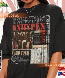 Enhypen Kpop Shirt World Tour Fate 2023 Merch Dark Blood Tee Unisex Sweatshirt