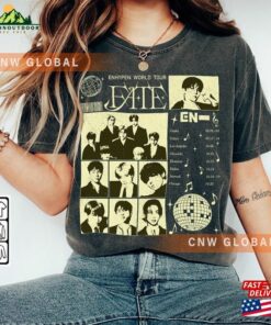 Enhypen Kpop Shirt World Tour Fate 2023 Tee V0 Dark Blood Engene Hoodie Classic