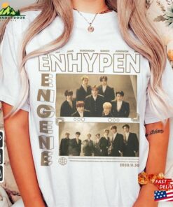 Enhypen Kpop Shirt World Tour Fate 2023 Tee V0 Dark Blood Engene Hoodie Sweatshirt Unisex