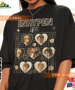 Enhypen Kpop Shirt World Tour Fate 2023 Tee V1 Dark Blood Engene Hoodie T-Shirt Enhypen Kpop Shirt World Tour Fate 2023 Tee V1 Dark Blood Engene Hoodie T-Shirt