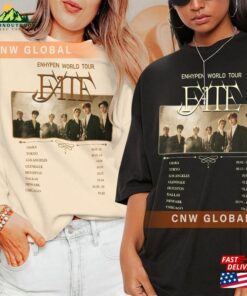 Enhypen Kpop Shirt World Tour Fate 2023 Tee V4 Dark Blood Engene Hoodie Sweatshirt Unisex Enhypen Kpop Shirt World Tour Fate 2023 Tee V4 Dark Blood Engene Hoodie Sweatshirt Unisex