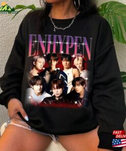 Enhypen Kpop Sweatshirt Fate World Tour Shirt Dark Blood Unisex Hoodie
