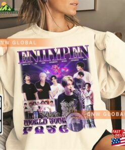 Enhypen Kpop Sweatshirt World Tour 2023 Tee Unisex Classic