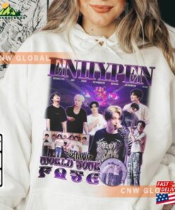 Enhypen Kpop Sweatshirt World Tour 2023 Tee Unisex Classic
